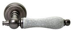 Дверная ручка Morelli MART MH-42-CLASSIC OMS/GR старое мат.серебро/серый