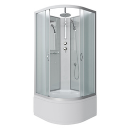 Душевая кабина Niagara Classic NG-2308-14BKT  без крыши с тропическим душем 90*90см