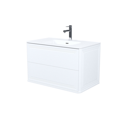 Тумба с умывальником подвесная 80 см, белая Oxford Neo, IDDIS,OXN80W0i95K