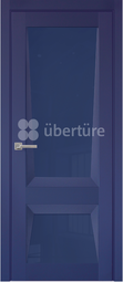 Межкомнатная дверь Uberture Perfecto ПДО 101 синяя