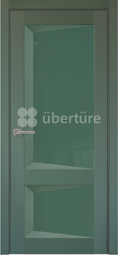 Межкомнатная дверь Uberture Perfecto ПДО 102 зеленая