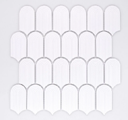 Мозаика NSmosaic R-349 белый 28.8*29.7 см