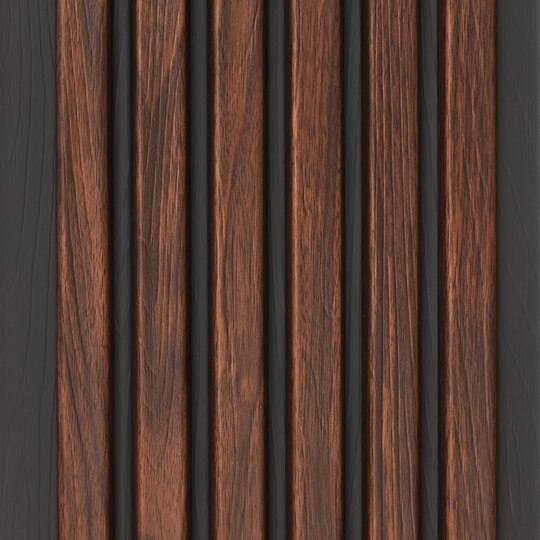 Панель виниловая РЕЙКА 3Д венге