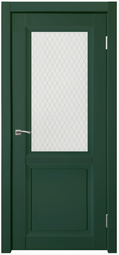 Межкомнатная дверь Uberture Salutto ПДО 501 зеленая