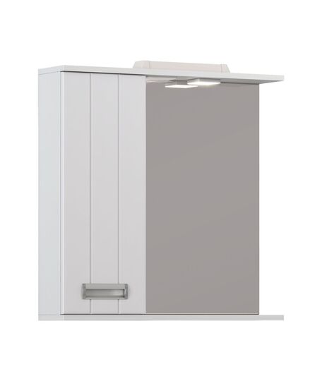 Шкаф навесной Vigo Diana 70 с зеркалом левый со спотом