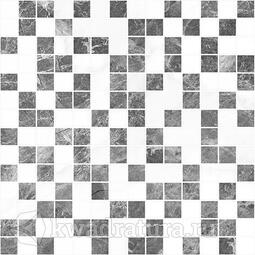 Мозаика для настенной плитки Laparet Crystal серый + белый 30*30 см