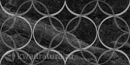 Декор для настенной плитки Laparet Crystal Resonanse чёрный 30*60 см