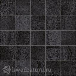 Мозаика для настенной плитки Laparet Metallica чёрный MM34034 25*25 см
