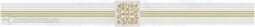 Бордюр для настенной плитки Laparet Royal белый ADA48460044 6,3*60 см