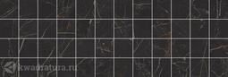 Декор для настенной плитки Laparet Royal чёрный мозаичный MM60074 20*60 см