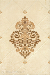Декор для настенной плитки Global Tile MARSEILLAISE бежевый капитоне 27*40 см
