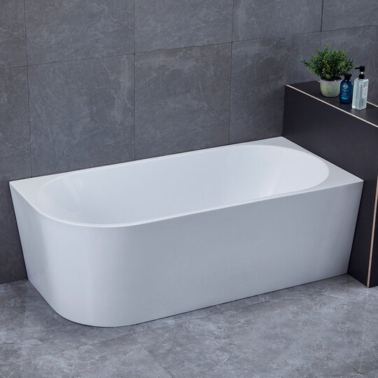 Акриловая ванна Vincea VBT-402-1700R правая, 170*80 см, цвет белый, слив-перелив в комплекте