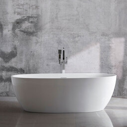 Акриловая ванна Vincea VBT-405-1860, 186*89 см, цвет белый, слив-перелив в комплекте