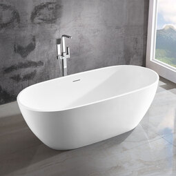 Акриловая ванна Vincea VBT-408-1800, 180*82 см, цвет белый, слив-перелив в комплекте
