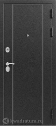 Дверь входная металлическая Эталон X-10 Серебро - Венге