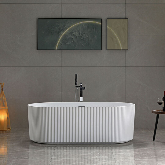 Акриловая ванна Vincea VBT-426-1700, 170*80 см, цвет белый, слив-перелив в комплекте