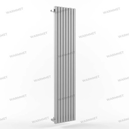 Трубчатый вертикальный радиатор WARMMET Cube V 8 секций, высота 750,ширина 390 серый