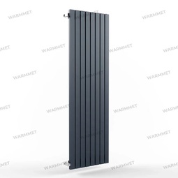 Трубчатый вертикальный радиатор WARMMET Flat 60 V 8 секций, высота 750, ширина 550 синий